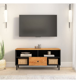 Meuble TV 100x33x46 cm bois d'acacia solide