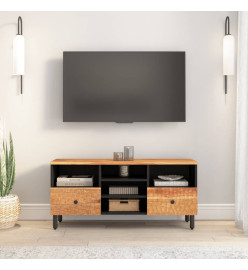 Meuble TV 100x33x46 cm bois d'acacia solide