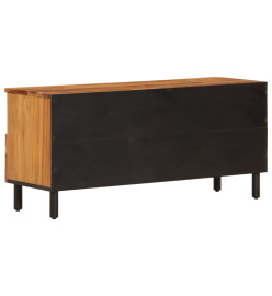 Meuble TV 100x33x46 cm bois d'acacia solide