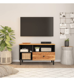 Meuble TV 80x33x46 cm bois d'acacia massif