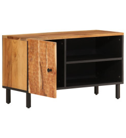 Meuble TV 80x33x46 cm bois d'acacia massif