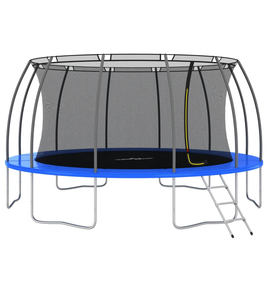 Ensemble de trampoline rond 488x90 cm 150 kg