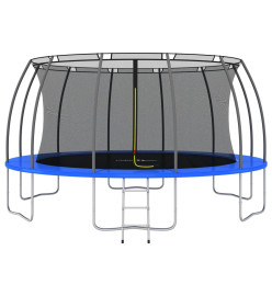 Ensemble de trampoline rond 488x90 cm 150 kg