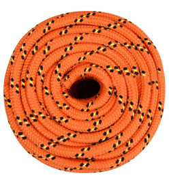 Corde de bateau Orange 18 mm 100 m Polypropylène