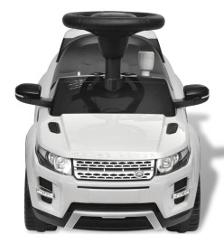 Voiture à chevaucher jouet avec musique Land Rover 348 Blanc