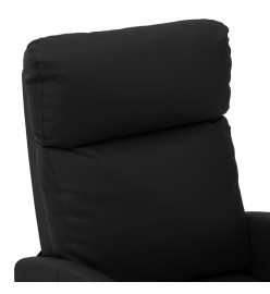 Fauteuil de massage Noir Similicuir