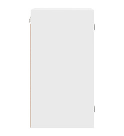 Armoire murale avec portes en verre blanc 35x37x68,5 cm
