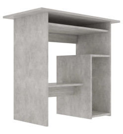 Bureau Gris béton 80 x 45 x 74 cm Aggloméré