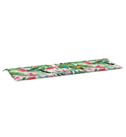 Coussin de banc de jardin multicolore 150x50x3 cm tissu oxford