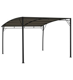 Auvent pare-soleil de jardin 3x3x2,55 m Taupe