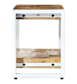 Meuble TV 90 x 30 x 40 cm Bois massif de manguier