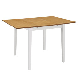 Mobilier de salle à manger 3 pcs MDF Blanc