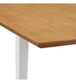 Mobilier de salle à manger 3 pcs MDF Blanc