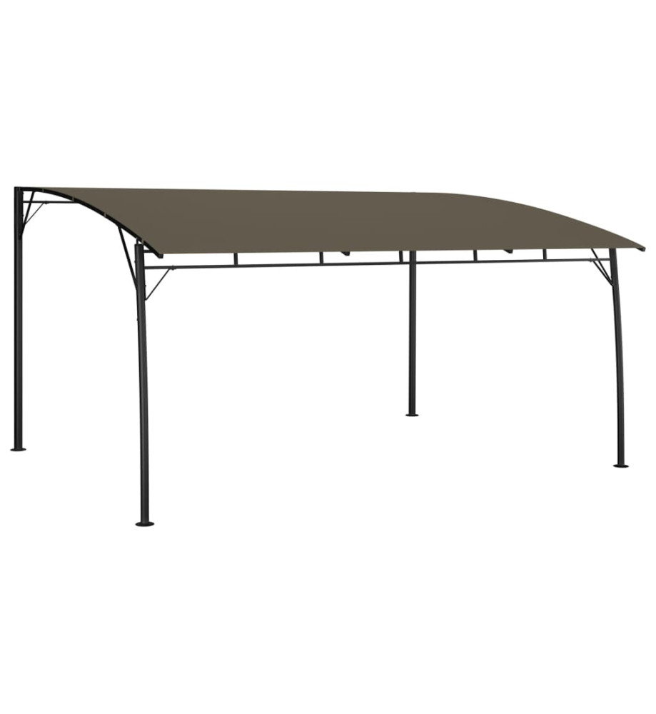 Auvent pare-soleil de jardin 4x3x2,55 m Taupe Auvent pare-soleil de jardin 4x3x2,55 m Taupe