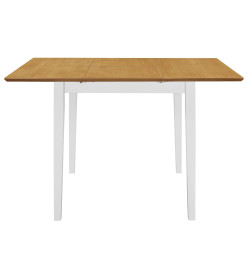 Mobilier de salle à manger 5 pcs MDF Blanc