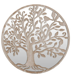 Miroir de jardin Sable 60x2,5cm Fer Rond utilisation extérieure