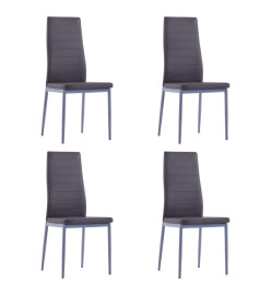 Mobilier de salle à manger 5 pcs Gris