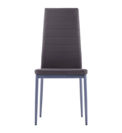 Mobilier de salle à manger 5 pcs Gris