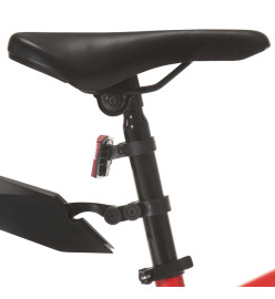 Vélo de montagne 21 vitesses Roues de 26 pouces 42 cm Rouge