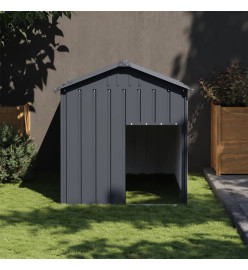 Niche pour chien avec toit anthracite 117x153x123 cm