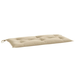 Coussins de banc de jardin 2 pcs beige 100x50x7 cm tissu Oxford