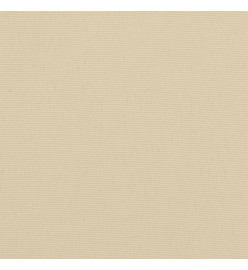 Coussins de banc de jardin 2 pcs beige 100x50x7 cm tissu Oxford