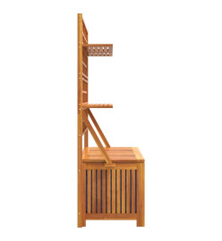 Boîte de rangement avec treillis 99x50x160 cm Acacia massif