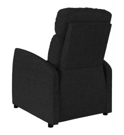 Fauteuil inclinable Noir Tissu