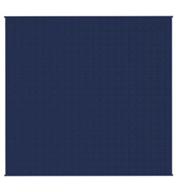 Couverture lestée Bleu 220x230 cm 11 kg Tissu