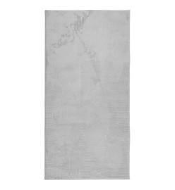 Tapis IZA poils courts style scandinave gris 100x200 cm