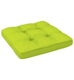 Salon de jardin palette 6pcs avec coussins pin imprégné de noir
