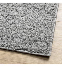 Tapis shaggy à poils longs moderne gris 240x340 cm