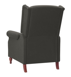 Fauteuil inclinable de massage Gris foncé Tissu