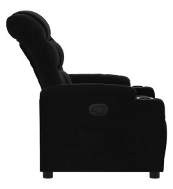 Fauteuil inclinable Noir Tissu