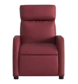 Fauteuil inclinable Rouge bordeaux Similicuir