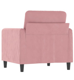 Fauteuil Rose 60 cm Velours