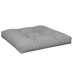 Coussins de palette 2 pcs gris tissu