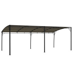 Auvent pare-soleil de jardin 6x3x2,55 m Taupe