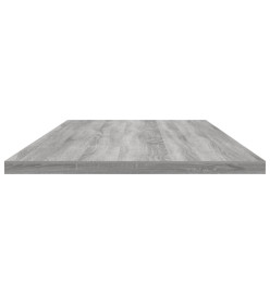 Étagères murales 4 pcs sonoma gris 100x30x1,5cm bois ingénierie