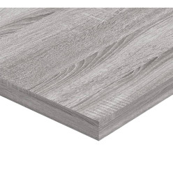 Étagères murales 4 pcs sonoma gris 100x30x1,5cm bois ingénierie