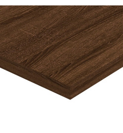 Étagères murales 4pcs chêne marron 100x30x1,5cm bois ingénierie