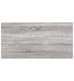 Étagères murales 8 pcs sonoma gris 40x20x1,5 cm bois ingénierie