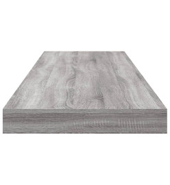 Étagères murales 4 pcs sonoma gris 80x10x1,5 cm bois ingénierie