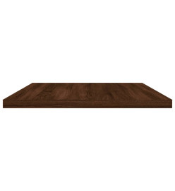 Étagères murales 4 pcs chêne marron 60x30x1,5cm bois ingénierie