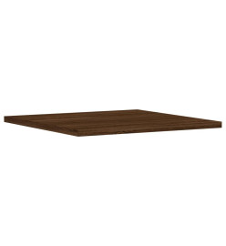 Étagères murales 4 pcs chêne marron 40x40x1,5cm bois ingénierie