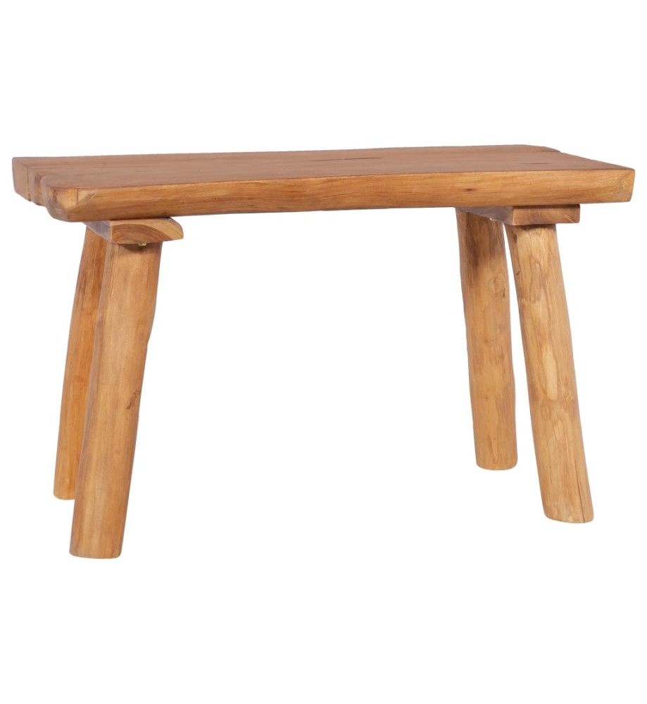 Banc de jardin 80 cm Bois de teck massif