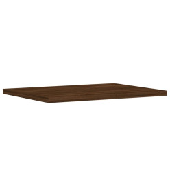 Étagères murales 4 pcs chêne marron 40x30x1,5cm bois ingénierie