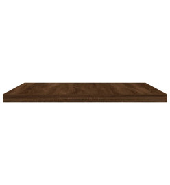 Étagères murales 4 pcs chêne marron 40x30x1,5cm bois ingénierie