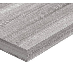 Étagères murales 4 pcs sonoma gris 100x10x1,5cm bois ingénierie