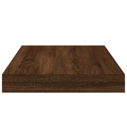 Étagères murales 4 pcs chêne marron 40x10x1,5cm bois ingénierie